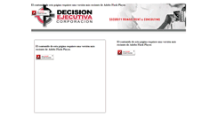 Desktop Screenshot of decisionejecutiva.com