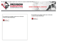 Tablet Screenshot of decisionejecutiva.com